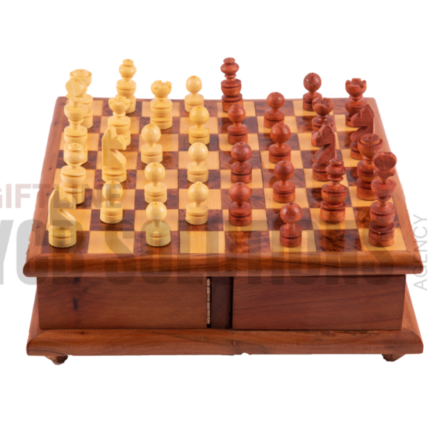 Jeu d’échecs en bois massif