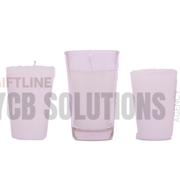 Bougies cylindriques décoratives – Lot de 3