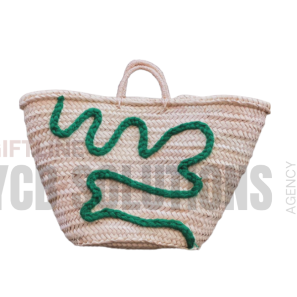 Panier Cabas Tressé Design Corde