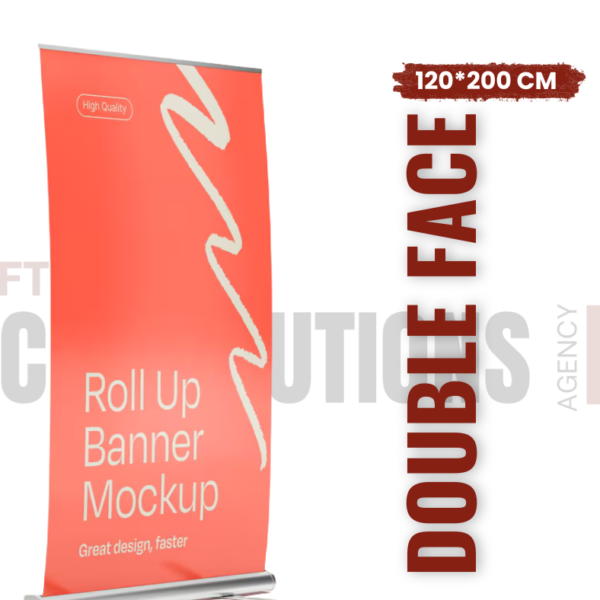 Roll up > 120 x 200 cm DOUBLE FACE